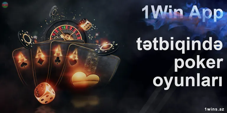 1Win proqramında poker həvəskarları üçün çoxlu masalar və fərqli formatlarla turnirlərə malik poker otağı vardır ki, burada lazım olan hər şey onlara təqdim olunur.