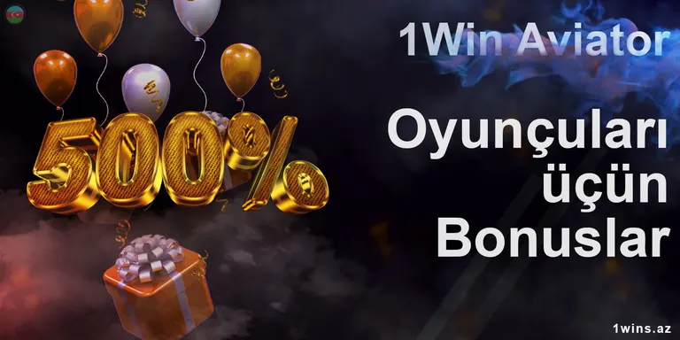 1Win 1800 AZN-a kimi depozitlər üçün 500% yüksək xoş gəlmisiniz bonusu təqdim edir.