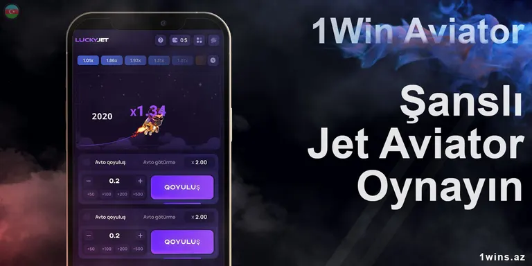 1Win sizə 1win tətbiqinin bütün mükəmməl imkanları ilə Lucky Jet Aviator oynamağa imkan verir.